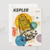 Kepler Space Telescope Poster. Postkarte (Vorne/Hinten)