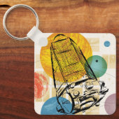 Kepler Space Telescope Poster. Schlüsselanhänger (Vorderseite)