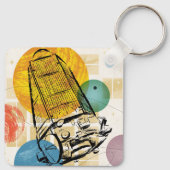 Kepler Space Telescope Poster. Schlüsselanhänger (Rückseite)