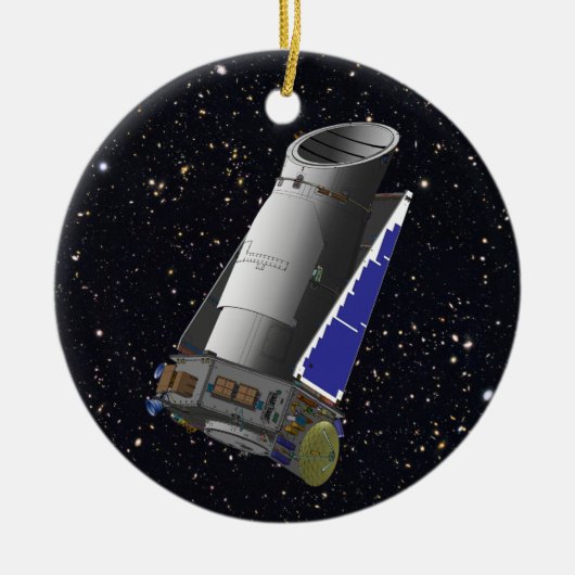 Kepler Space Teleskop Keramik Ornament (Vorne)