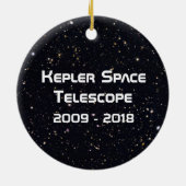 Kepler Space Teleskop Keramik Ornament (Hinten)