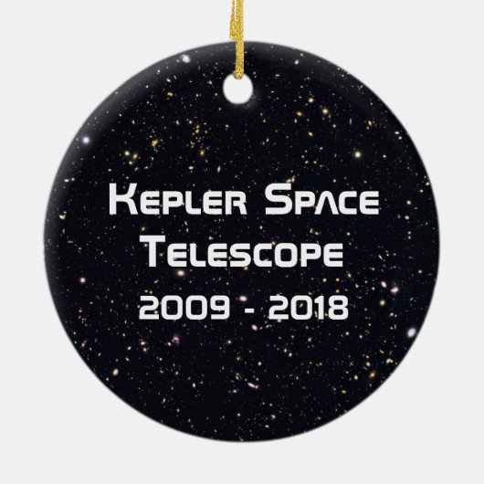 Kepler Space Teleskop Keramik Ornament (Hinten)