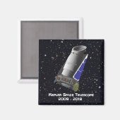 Kepler Space Teleskop Magnet (Vorderseite/Rückseite)