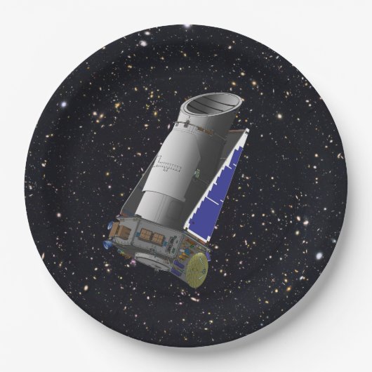 Kepler Space Teleskop Pappteller (Vorderseite)