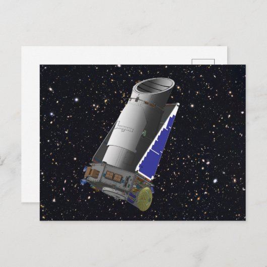Kepler Space Teleskop Postkarte (Vorne/Hinten)