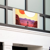 Kepler Space Travel Destination Planet Adventure Banner (Äußeres Gebäude)