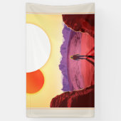 Kepler Space Travel Destination Planet Adventure Banner (Vertikal)