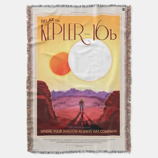 Kepler Space Travel Destination Planet Adventure Decke (Vorderseite Vertikal)