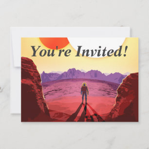 Kepler Space Travel Destination Planet Adventure Einladung