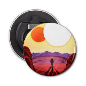 Kepler Space Travel Destination Planet Adventure Flaschenöffner (Vorderseite)