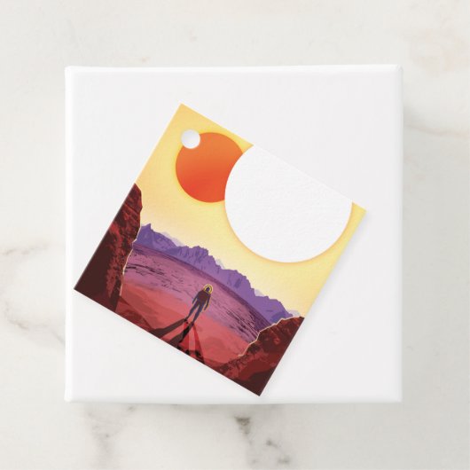 Kepler Space Travel Destination Planet Adventure Geschenkanhänger (Beispiel)