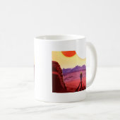 Kepler Space Travel Destination Planet Adventure Kaffeetasse (VorderseiteRechts)