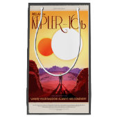 Kepler Space Travel Destination Planet Adventure Kleine Geschenktüte (Vorderseite)