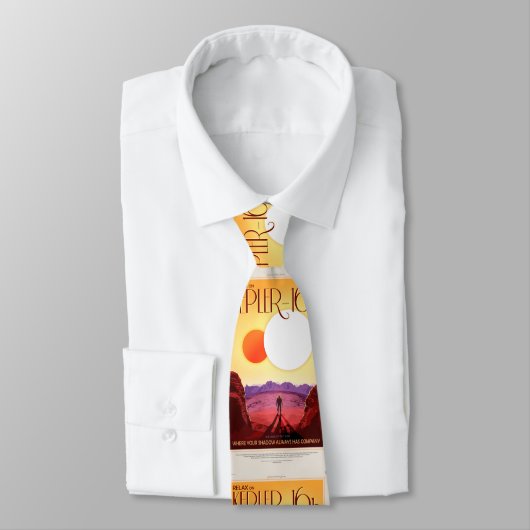 Kepler Space Travel Destination Planet Adventure Krawatte (Gebunden)