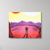 Kepler Space Travel Destination Planet Adventure Leinwanddruck (Vorderseite)