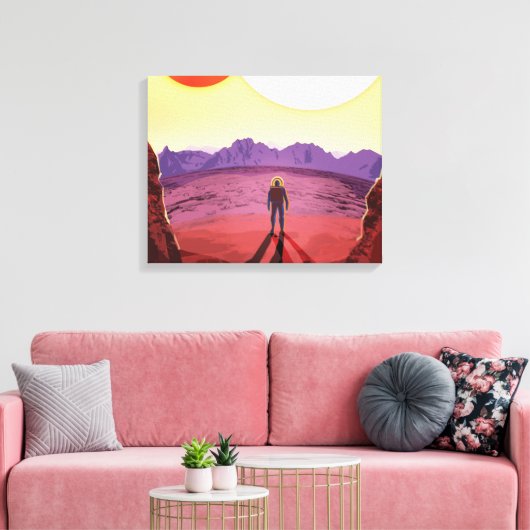 Kepler Space Travel Destination Planet Adventure Leinwanddruck (Insitu (Wohnzimmer))