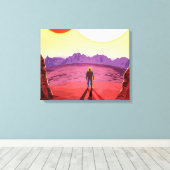 Kepler Space Travel Destination Planet Adventure Leinwanddruck (Insitu (Holzboden))