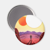 Kepler Space Travel Destination Planet Adventure Magnet (Vorderseite/Rückseite)