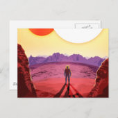 Kepler Space Travel Destination Planet Adventure Postkarte (Vorne/Hinten)