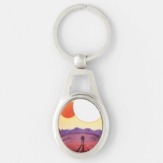 Kepler Space Travel Destination Planet Adventure Schlüsselanhänger (Vorderseite)