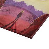 Kepler Space Travel Destination Planet Adventure Schneidebrett (Ecke)