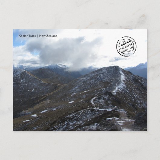 Kepler Track 2 (Neuseeland) Postkarte (Vorderseite)