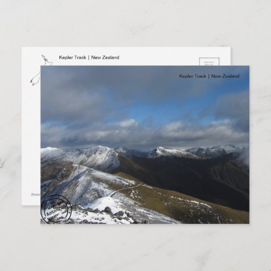 Kepler Track (Neuseeland) Postkarte (Vorne/Hinten)