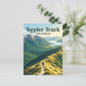 Kepler Track Neuseeland Postkarte (Stehend Vorderseite)
