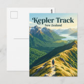 Kepler Track Neuseeland Postkarte (Vorne/Hinten)