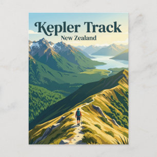 Kepler Track Neuseeland Postkarte