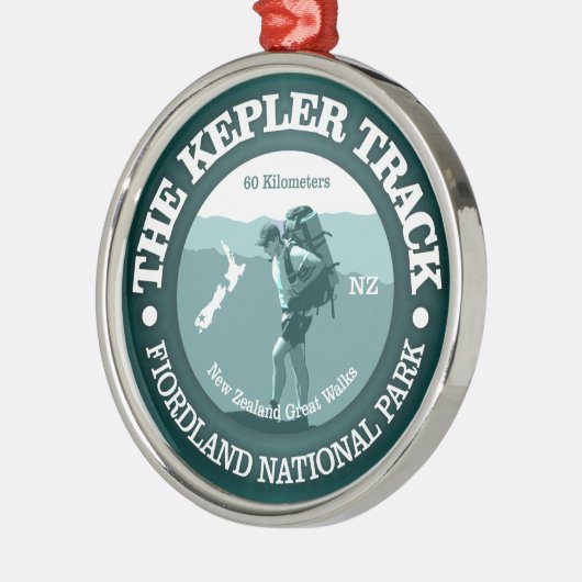 Kepler Track (T) Ornament Aus Metall (Links)