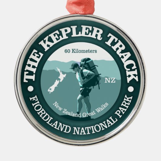 Kepler Track (T) Ornament Aus Metall (Vorne)