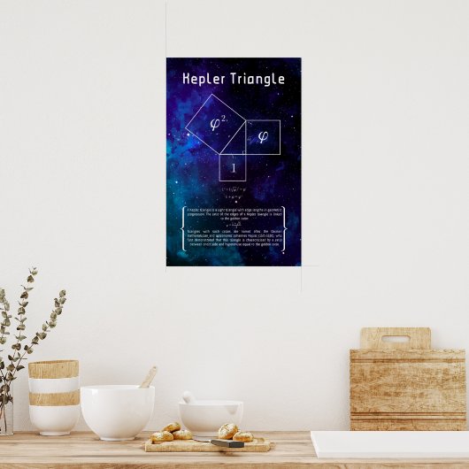 Kepler Triangle Poster (Küche)