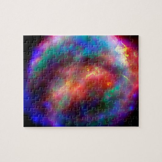 Kepler's Supernova Remnant NASA Hubble Space Foto Puzzle (Horizontal)