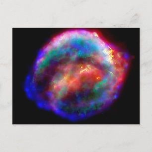 Keplers Supernova-Überrest NASA Hubble Weltraumfot Postkarte
