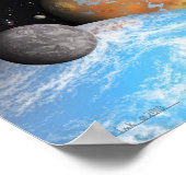 Keplers Welten Poster (Ecke)