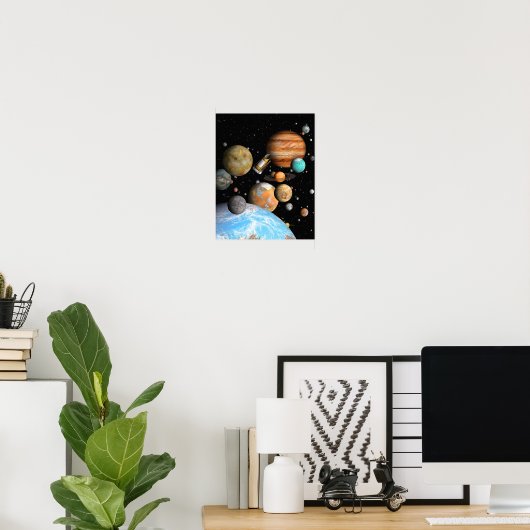 Keplers Welten Poster (Heimbüro)