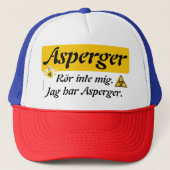 Keps — Asperger Truckerkappe (Vorderseite)