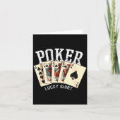 Ker Lucky Shirt Ker Player Gambling Funny Ker Karte (Vorderseite)