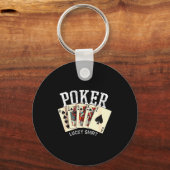 Ker Lucky Shirt Ker Player Gambling Funny Ker Schlüsselanhänger (Vorderseite)