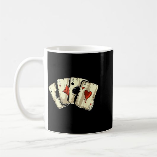 Ker Player Texas Holdem - Card Game Ker Kaffeetasse (Links)