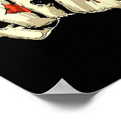 Ker Player Texas Holdem - Card Game Ker  Poster (Ecke)