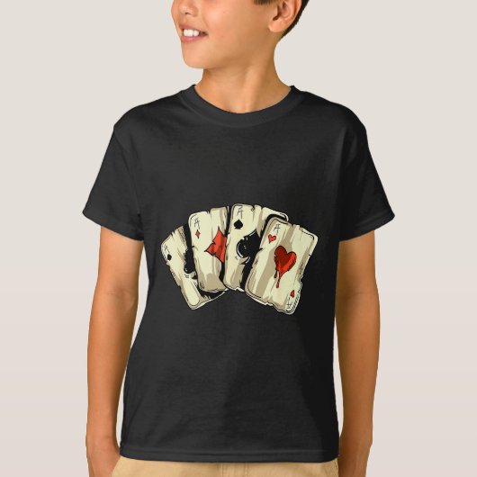 Ker Player Texas Holdem - Card Game Ker T-Shirt (Vorderseite)