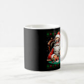 Ker Santa Ker Player Ugly Christmas Sweater Kaffeetasse (VorderseiteRechts)
