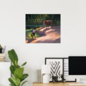 Kerala Backwater India 1996 Poster (Heimbüro)