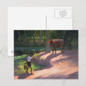 Kerala Backwater India 1996 Postkarte (Vorne/Hinten)