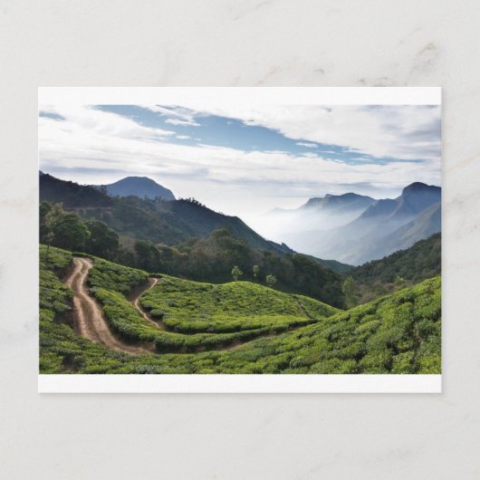 Kerala eine Seite und Tamil Nadu im Hintergrund, Postkarte (Vorderseite)