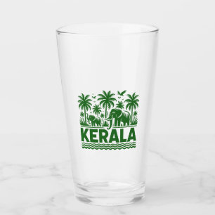 KERALA ELEPHANT NATURE DESIGN GLAS