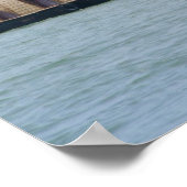 Kerala Houseboat Poster (Ecke)