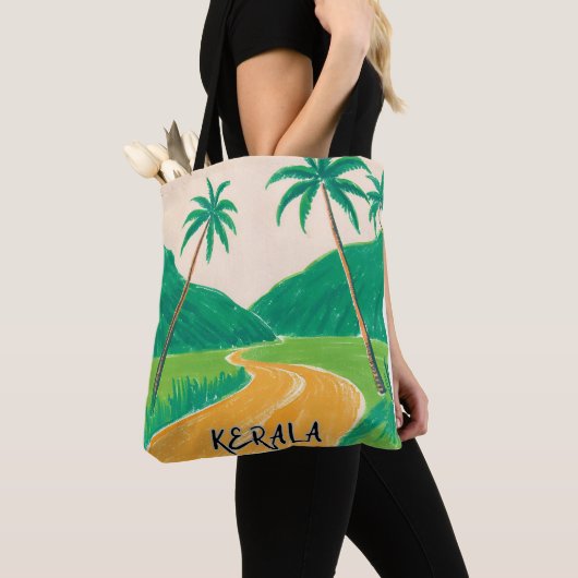 KERALA INDIA COCONUT TROPICAL INDIAN DESIGN TASCHE (Von Nahem)